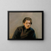 Portrait Painting of Maxime Gorki - Akseli Gallen-Kallela — framed artwork on a wall