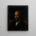 Portrait painting of Professor E. R. Neovius - Akseli Gallen-Kallela — framed artwork on a wall