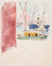 Croquis des navires dans le port sud - Akseli Gallen-Kallela — artwork view