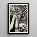 Reproduction of the painting Sketch for the supplicant Impene - Akseli Gallen-Kallela