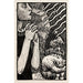 Reproduction of the painting Sketch for the supplicant Impene - Akseli Gallen-Kallela