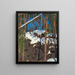 Spring Sun and Konginkangas - Akseli Gallen-Kallela — framed artwork on a wall