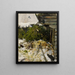 Spruces in a Farmyard - Akseli Gallen-Kallela — framed artwork on a wall