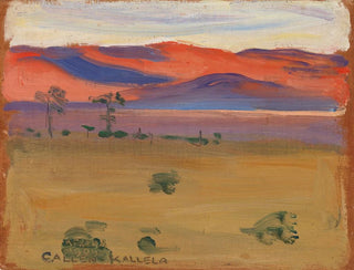Sunset on the Savanna - Akseli Gallen-Kallela — artwork view