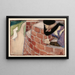The lord of the castle spying on his daughter - Akseli Gallen-Kallela — framed artwork on a wall