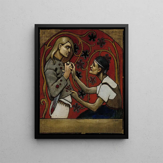 The Fratricide - Akseli Gallen-Kallela — framed artwork on a wall