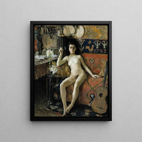 Démasqué - Akseli Gallen-Kallela — framed artwork on a wall