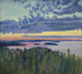 View of a Lake at Sunset - Akseli Gallen-Kallela — artwork view