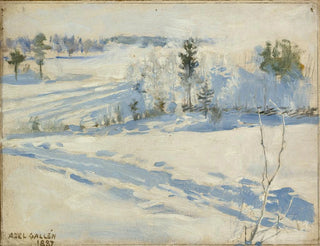 Winter Landscape Painting - Akseli Gallen-Kallela — artwork view