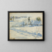 Winter Landscape Painting - Akseli Gallen-Kallela — framed artwork on a wall