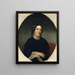 Harriet Beecher Stowe - Alanson Fisher — framed artwork on a wall