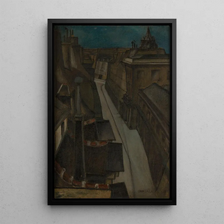 Reproduction of the painting La rue Gungaud - Albert-Édouard Chazalviel