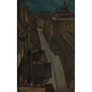 Reproduction of the painting La rue Gungaud - Albert-Édouard Chazalviel