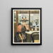 The absinthe drinker - Albert-Emmanuel Bertrand — framed artwork on a wall
