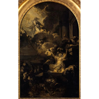 The miracle of the Ardents - Albert Alexandre Lenoir — artwork view