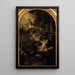 The miracle of the Ardents - Albert Alexandre Lenoir — framed artwork on a wall