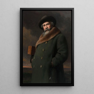 Portrait of Adrien Demont - Albert Alphonse Dawant — framed artwork on a wall