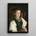 Reproduction of the painting Young Peasant Woman - Albert Anker