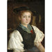 Reproduction of the painting Young Peasant Woman - Albert Anker