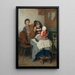 Grandmother serving soup to her grandchild - Albert Anker — framed artwork on a wall
