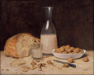 Still life with new wine - Albert Anker — artwork view