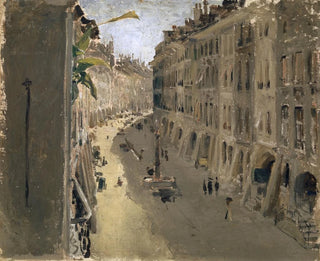 La rue de la Justice à Berne - Albert Anker — artwork view