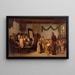 L'Examen Scolaire - Albert Anker — framed artwork on a wall