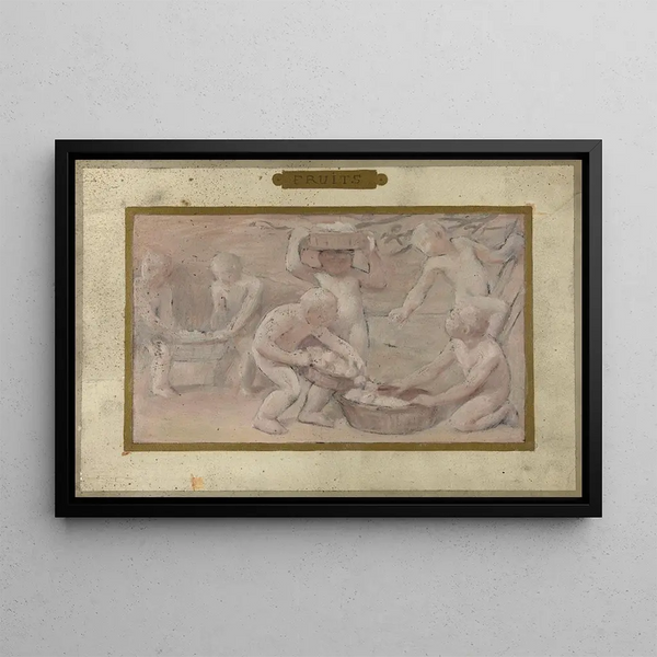 Fruit Painting - Albert Aublet — framed artwork on a wall