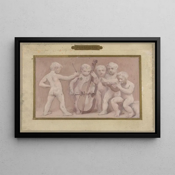 Music - Albert Aublet — framed artwork on a wall