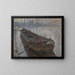 Barge de boue - Albert Baertsoen — framed artwork on a wall