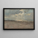 Reflections on the Sea - Albert Baertsoen — framed artwork on a wall