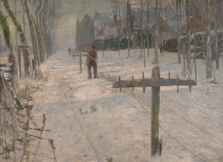 Fabricants de cordages sur les remparts - Albert Baertsoen — artwork view