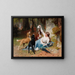 Trouvé - Albert Becker — framed artwork on a wall