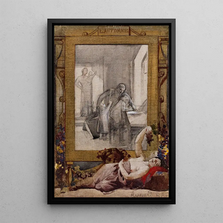 L'Automne - Albert Besnard — framed artwork on a wall