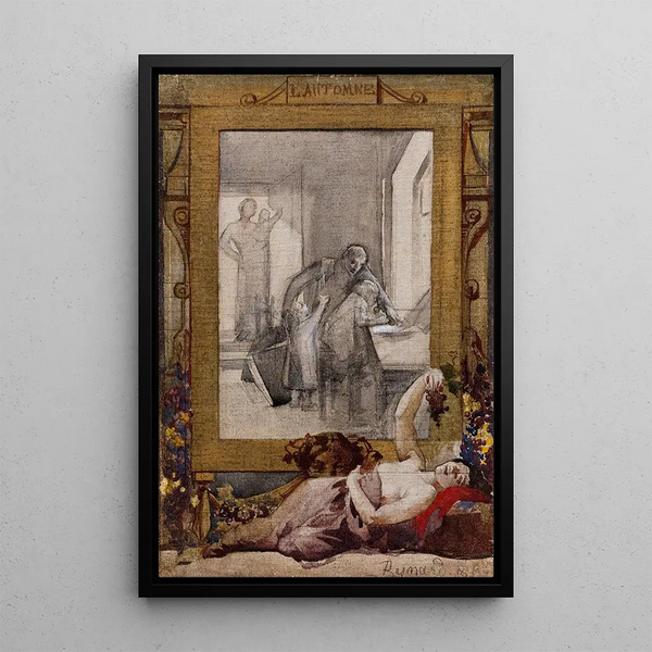 L'Automne - Albert Besnard — framed artwork on a wall