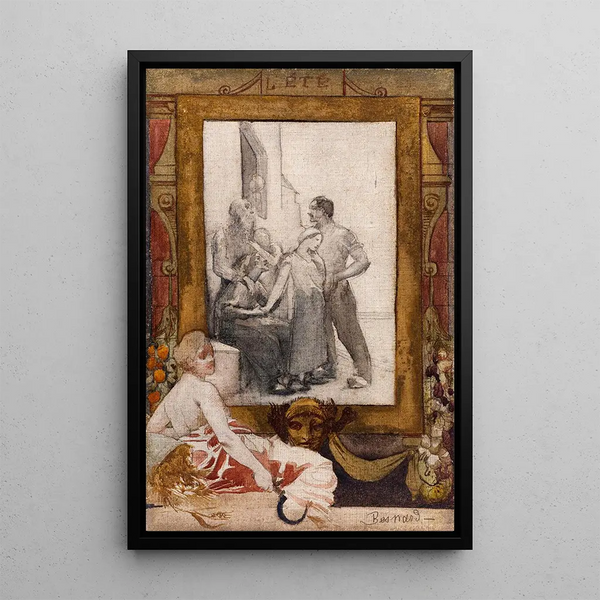 L'Été - Albert Besnard — framed artwork on a wall