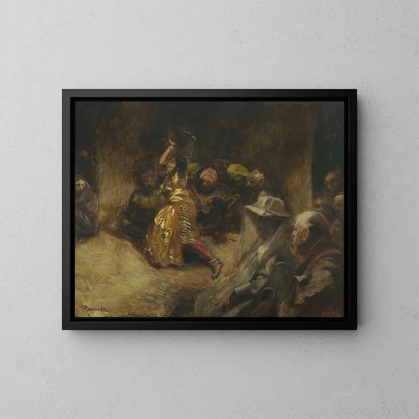 La bayadère - Albert Besnard — framed artwork on a wall