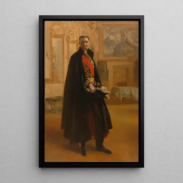 Reproduction of the painting Portrait of Camille Barrère at the Farnese Palace - Albert Besnard