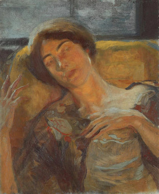 Head of a Woman - Albert Besnard — artwork view