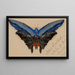 Butterfly Painting for Dell - Albert Bierstadt — framed artwork on a wall