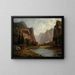 Gates of Yosemite - Albert Bierstadt — framed artwork on a wall