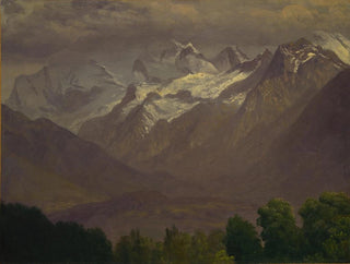 In the high mountains - Albert Bierstadt — artwork view