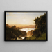 Lac Island, Wind River Range, Wyoming - Albert Bierstadt — framed artwork on a wall