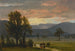 Landscape painting with cattle - Albert Bierstadt — artwork view