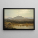 Pic Laramie - Albert Bierstadt — framed artwork on a wall