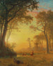 Light in the Forest - Albert Bierstadt — artwork view