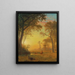 Light in the Forest - Albert Bierstadt — framed artwork on a wall