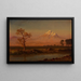 Mount Hood - Albert Bierstadt — framed artwork on a wall
