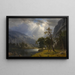 Mont Starr King Yosemite - Albert Bierstadt — framed artwork on a wall