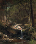 Mountain Stream Painting - Albert Bierstadt — artwork view